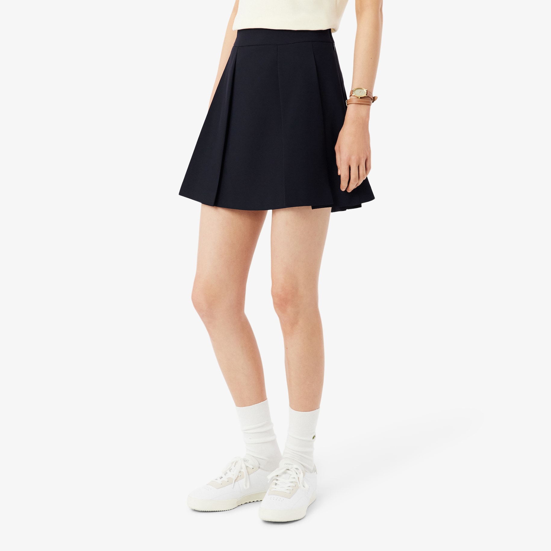 Short Fluid Pleated Skirt image number 1