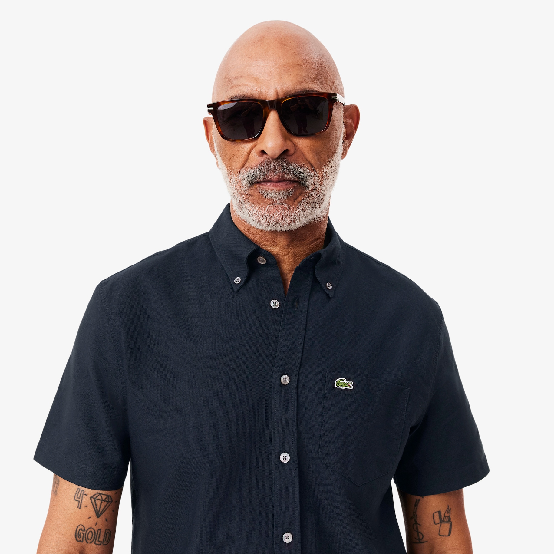 Regular Fit Short Sleeved Oxford Shirt image number 1
