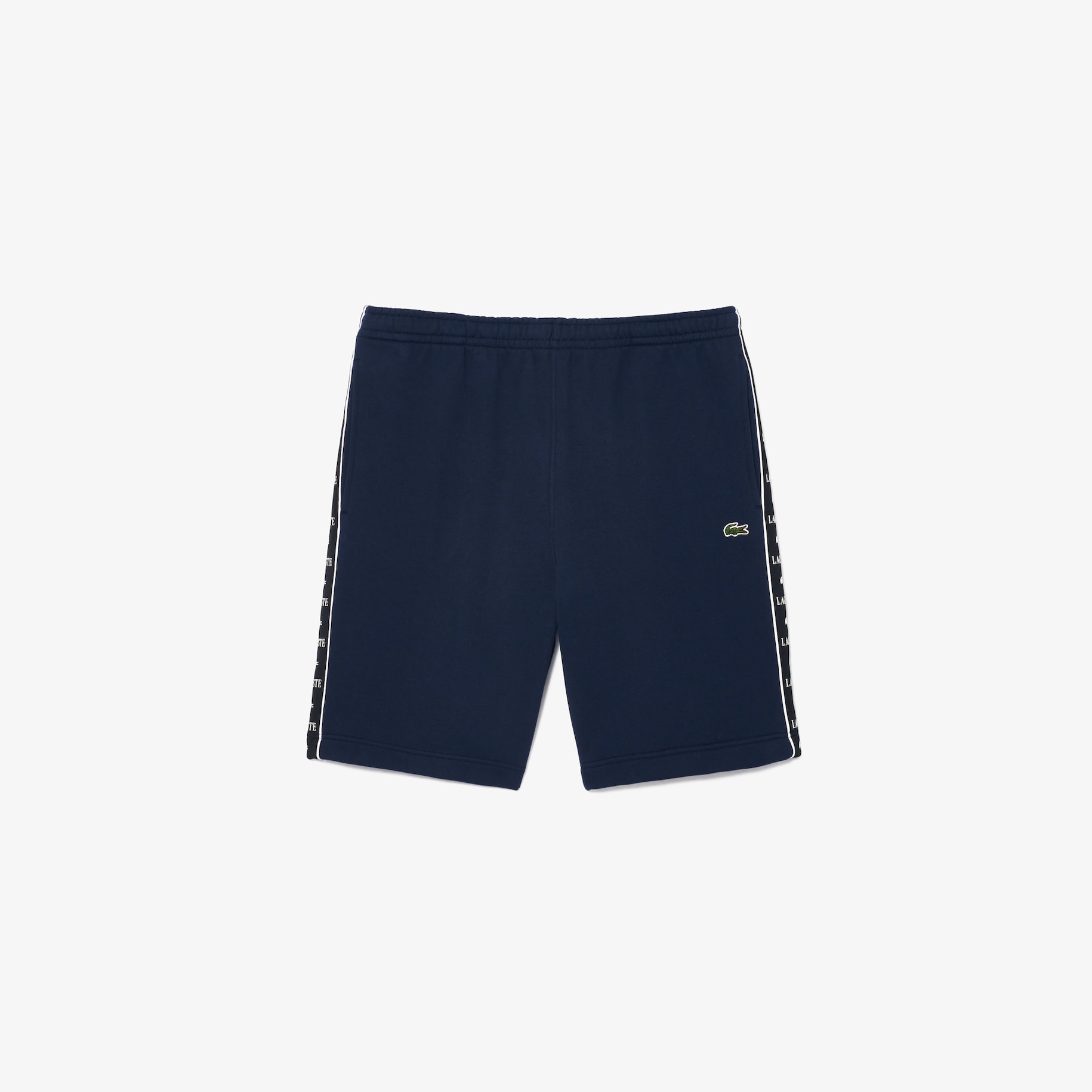 Logo Stripe Fleece Jogger Shorts image number 3