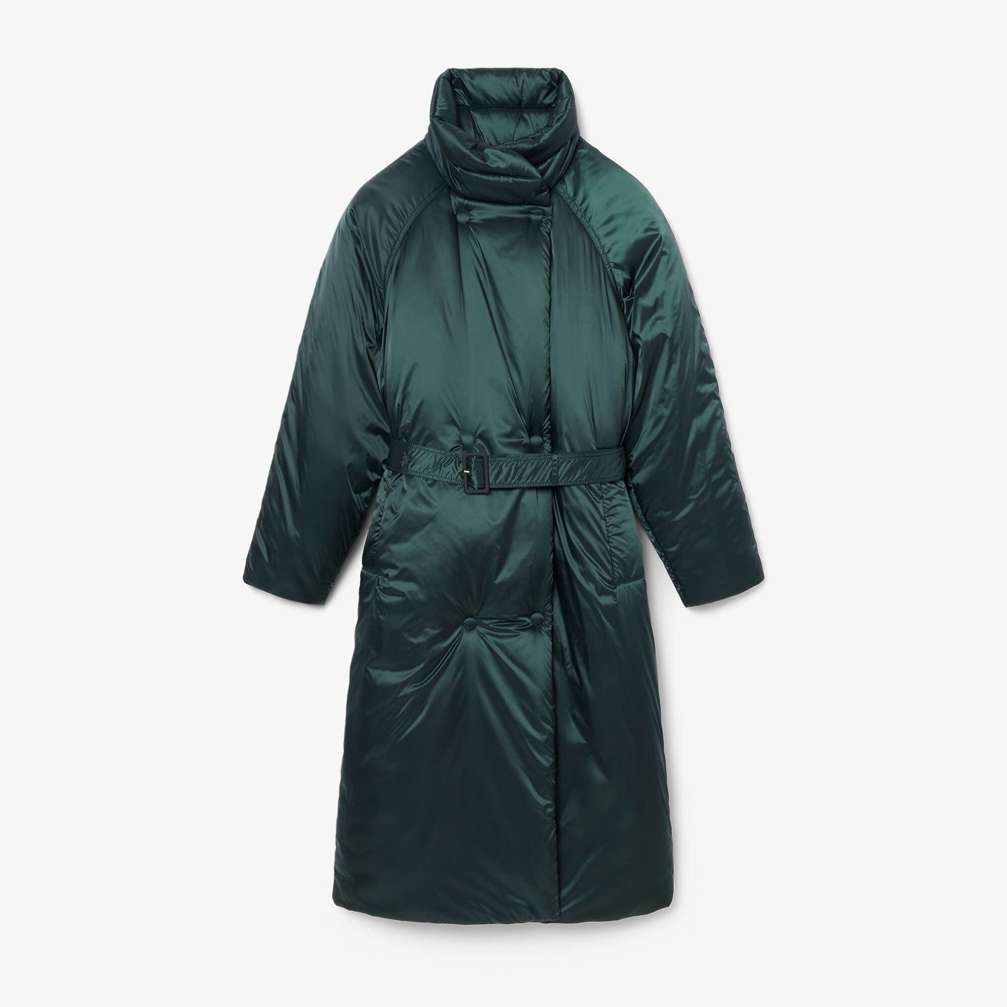 Runway Long Iridescent Puffed Jacket image number 3