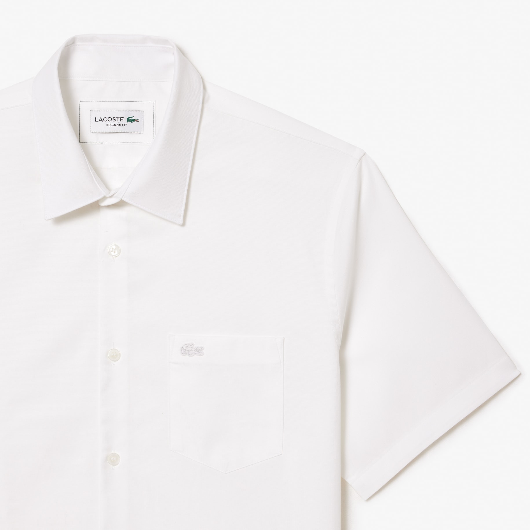 Men's Regular Fit Solid Cotton Shirt image number 5