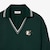 Oversized Embroidery Accent Polo Collar Sweatshirt image number 4