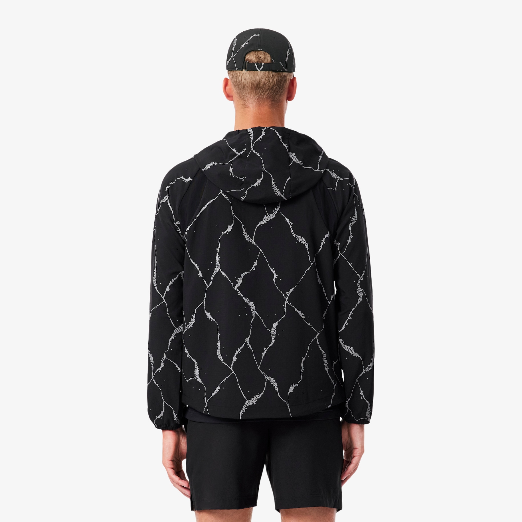 Reflective Crocodile Print Tennis Jacket image number 2