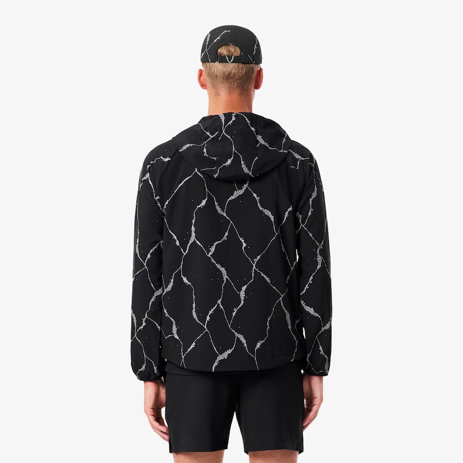 Reflective Crocodile Print Tennis Jacket image number 2