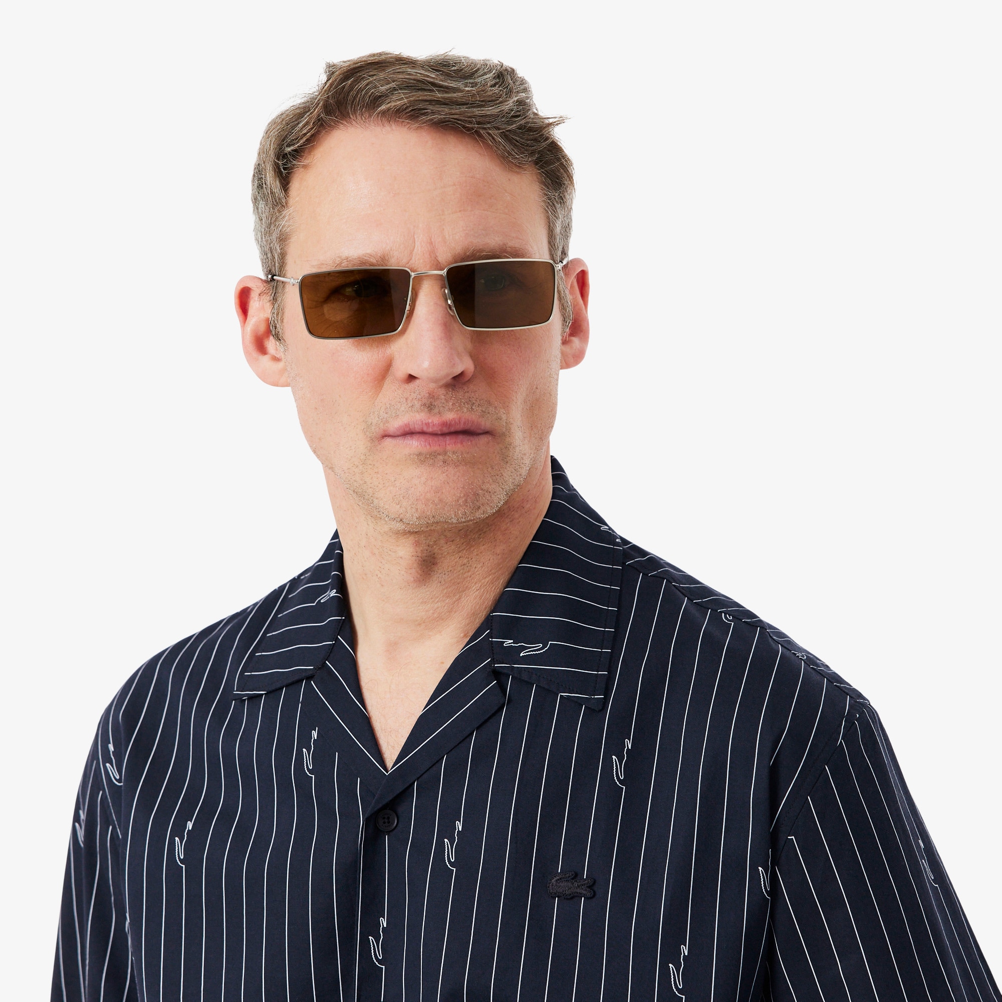 Relaxed Fit Print Twill Shirt image number 1