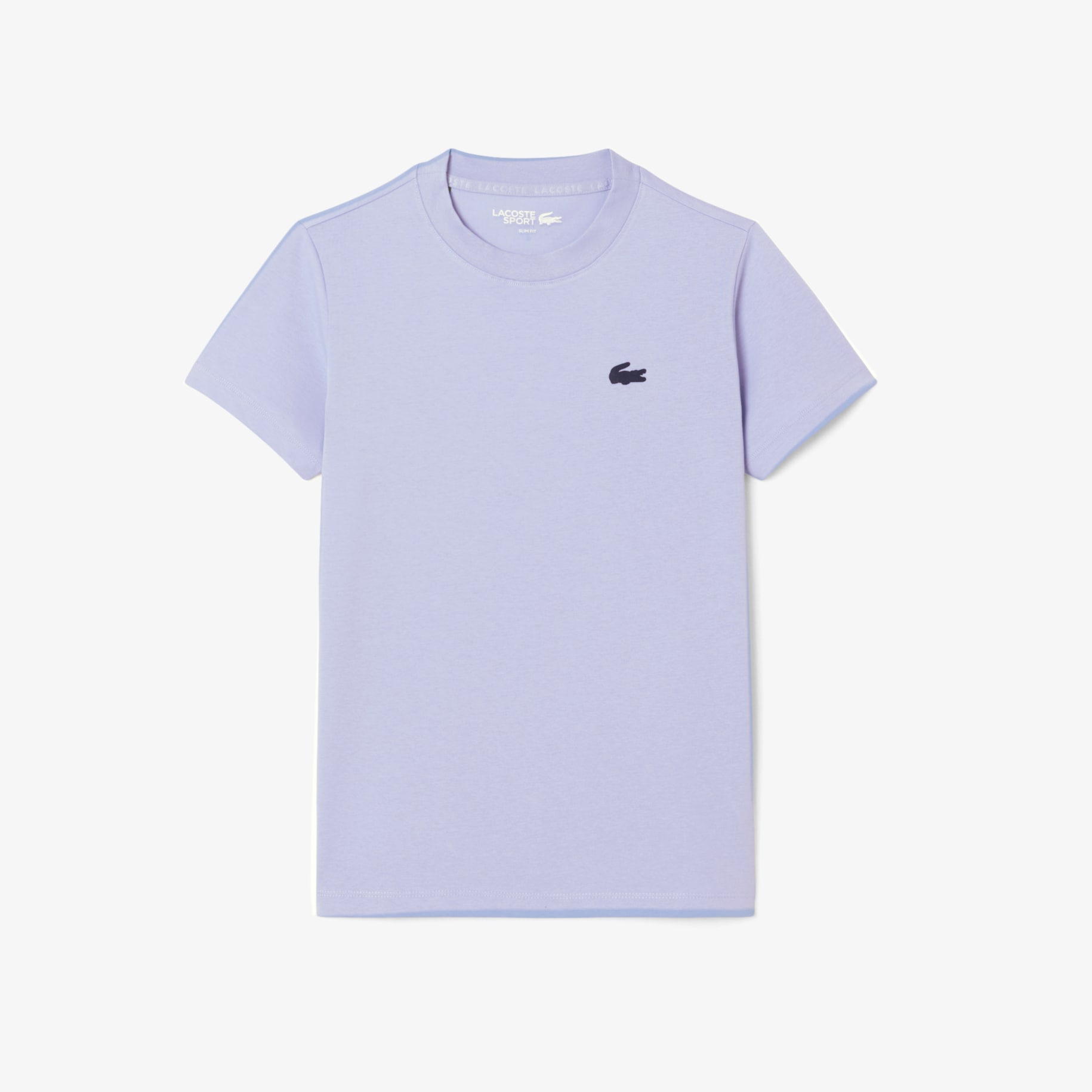 Women's Lacoste SPORT Organic Cotton Ultra-Dry Jersey T-Shirt image number 3