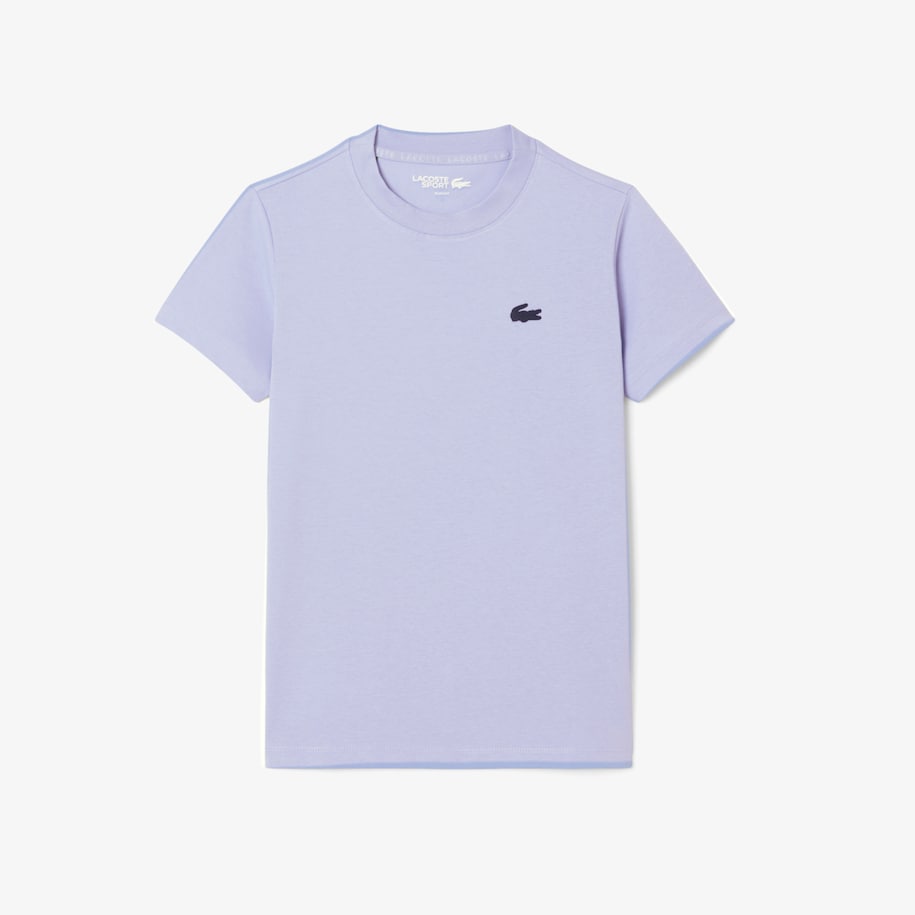 Women's Lacoste SPORT Organic Cotton Ultra-Dry Jersey T-Shirt image number 3