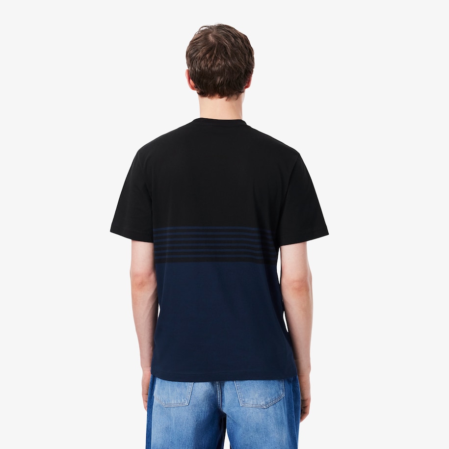 Striped Jersey Colour-block T-shirt image number 2