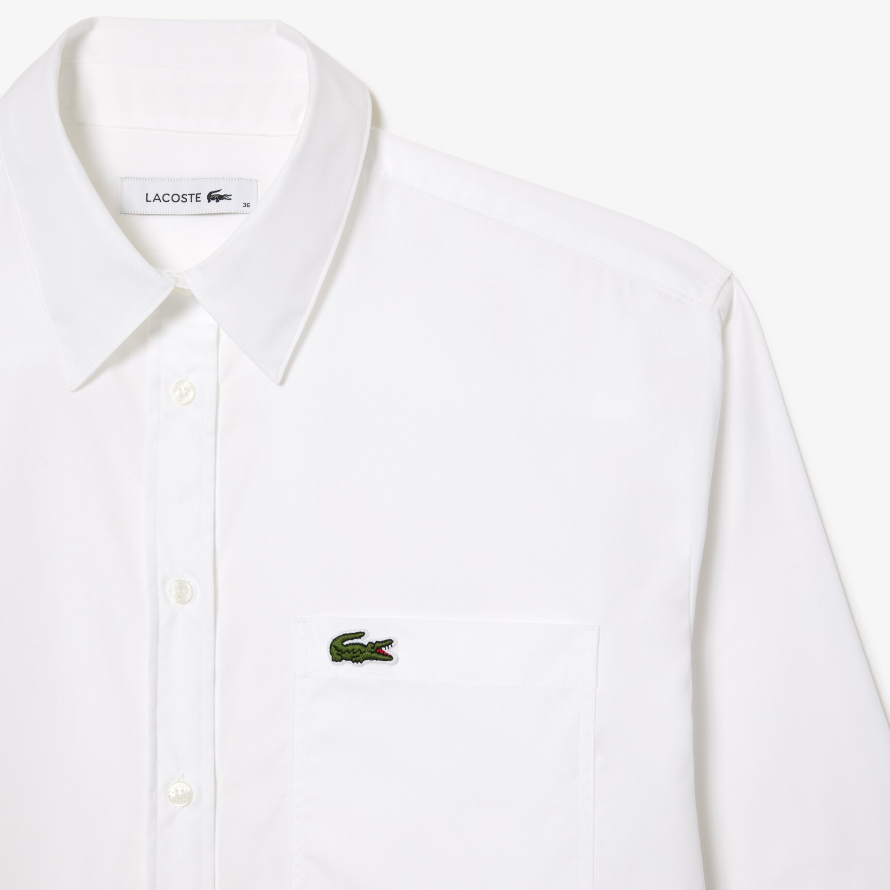 Oversized Shirt with Breast Pocket image number 1