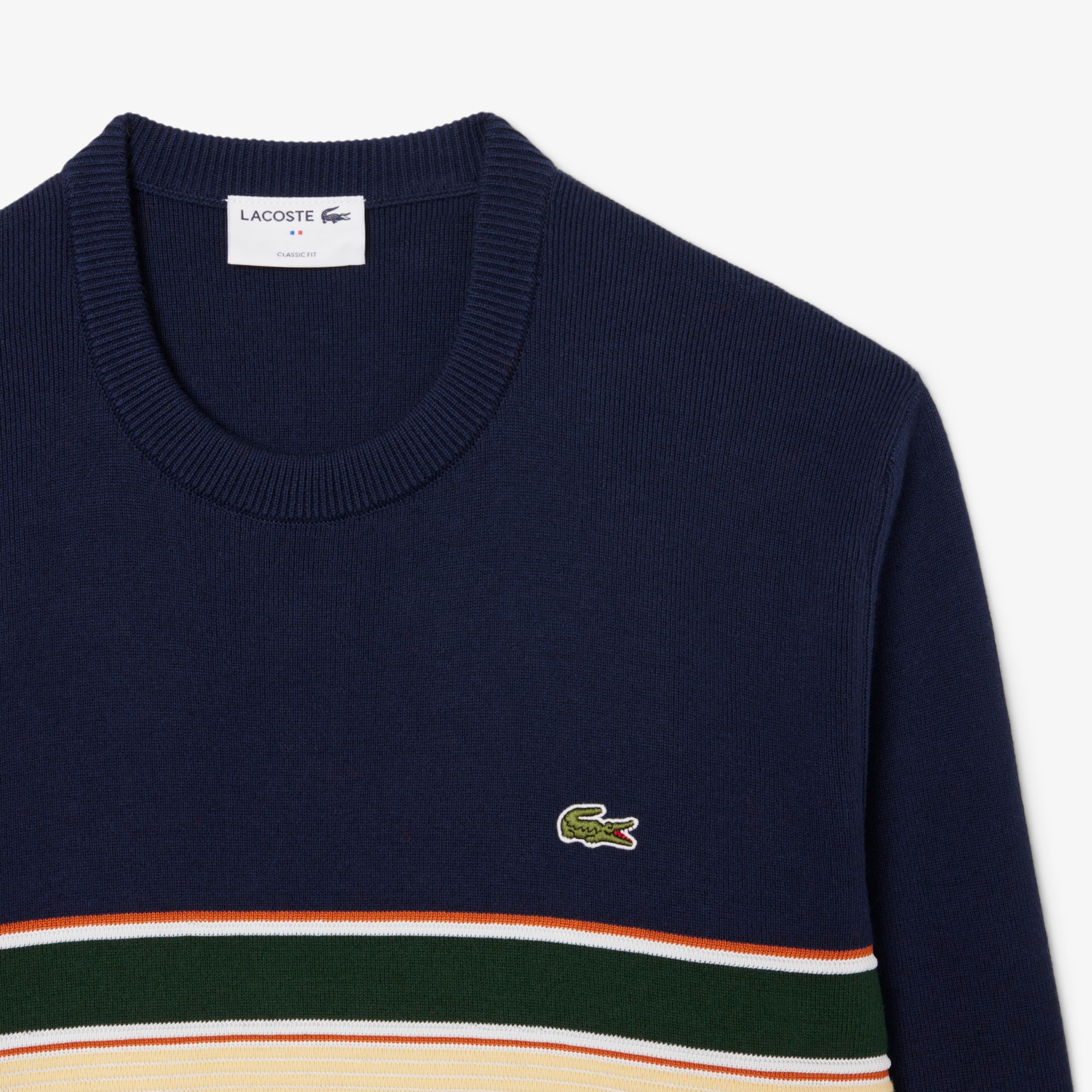 French Made Striped Sweater image number 4