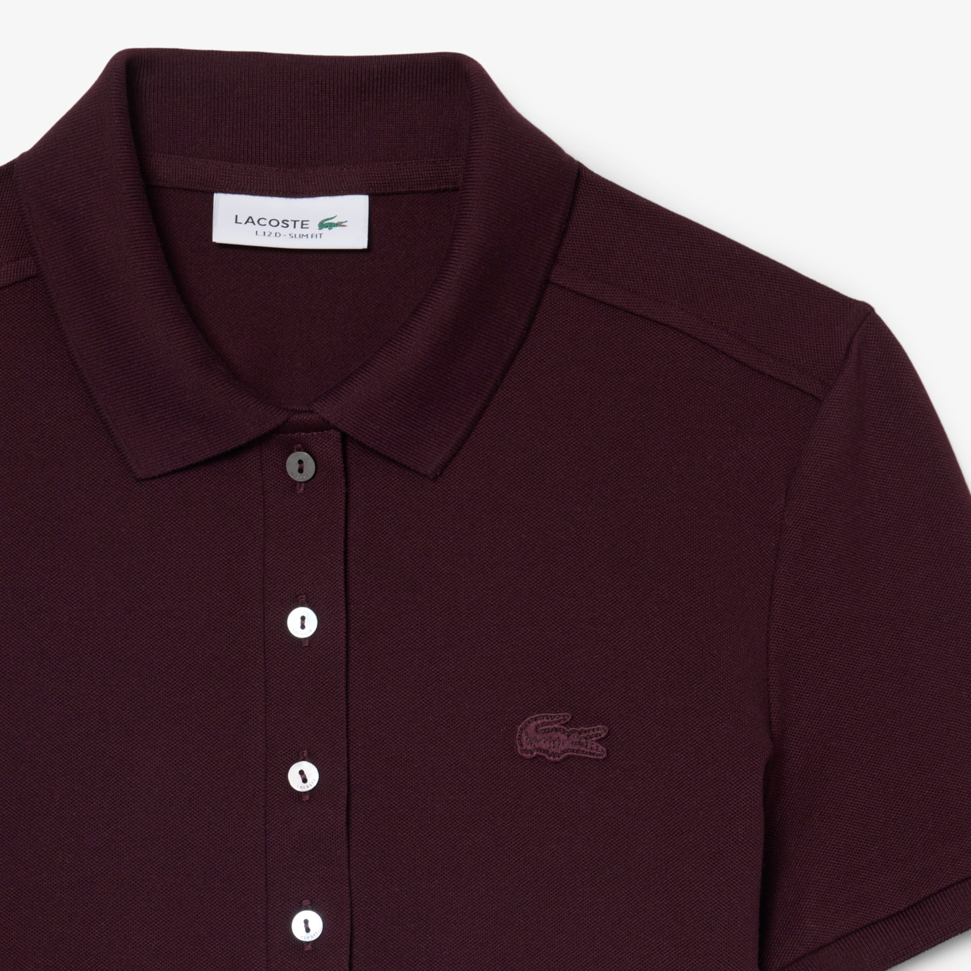 L.12.D Slim Fit Stretch Mini Piqu&eacute; Polo Shirt image number 4