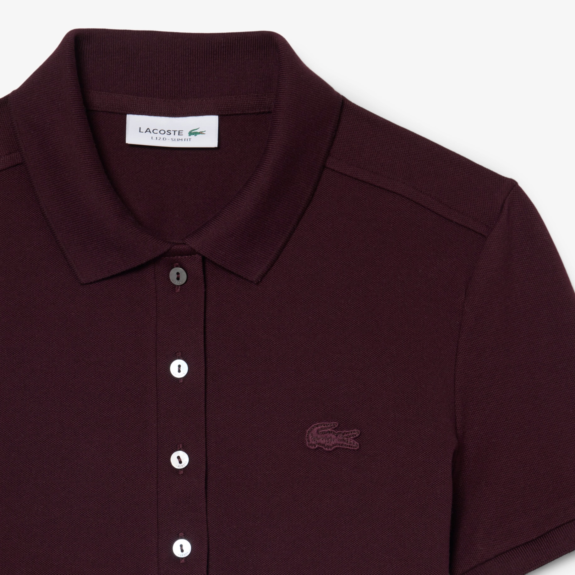 L.12.D Slim Fit Stretch Mini Piqu&eacute; Polo Shirt image number 4