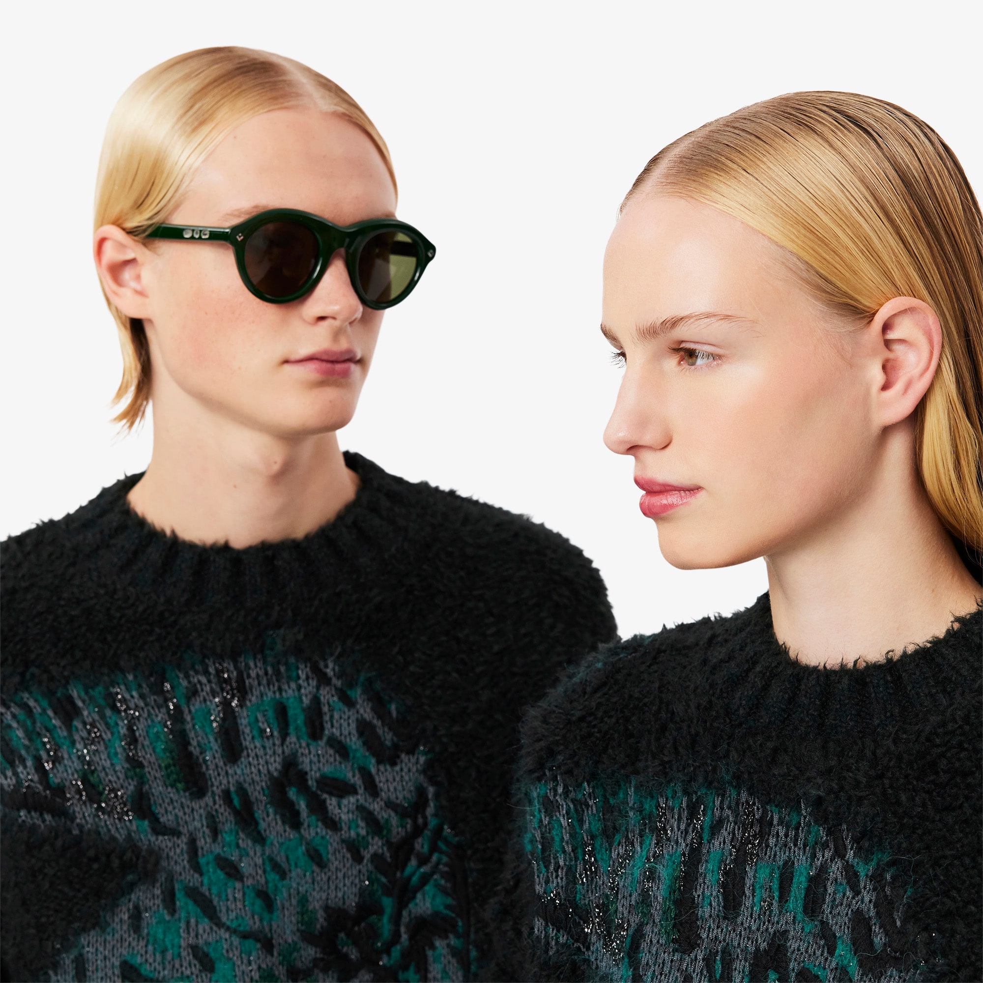 Runway Jacquard Crocodile Sweater image number 1