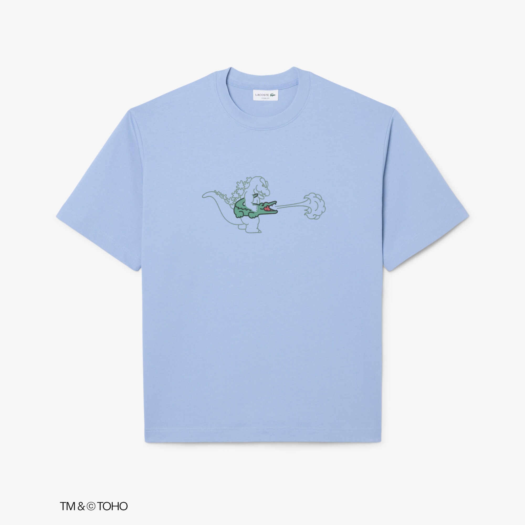 T-shirt Lacoste & Godzilla image number 3