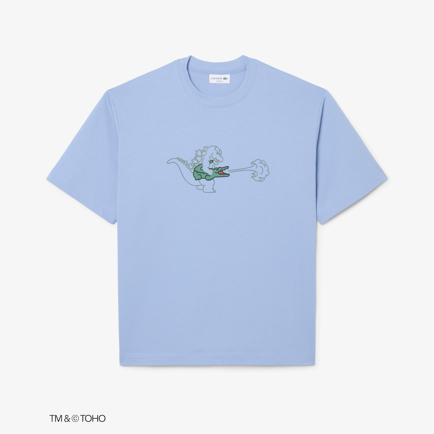 T-shirt Lacoste & Godzilla image number 3
