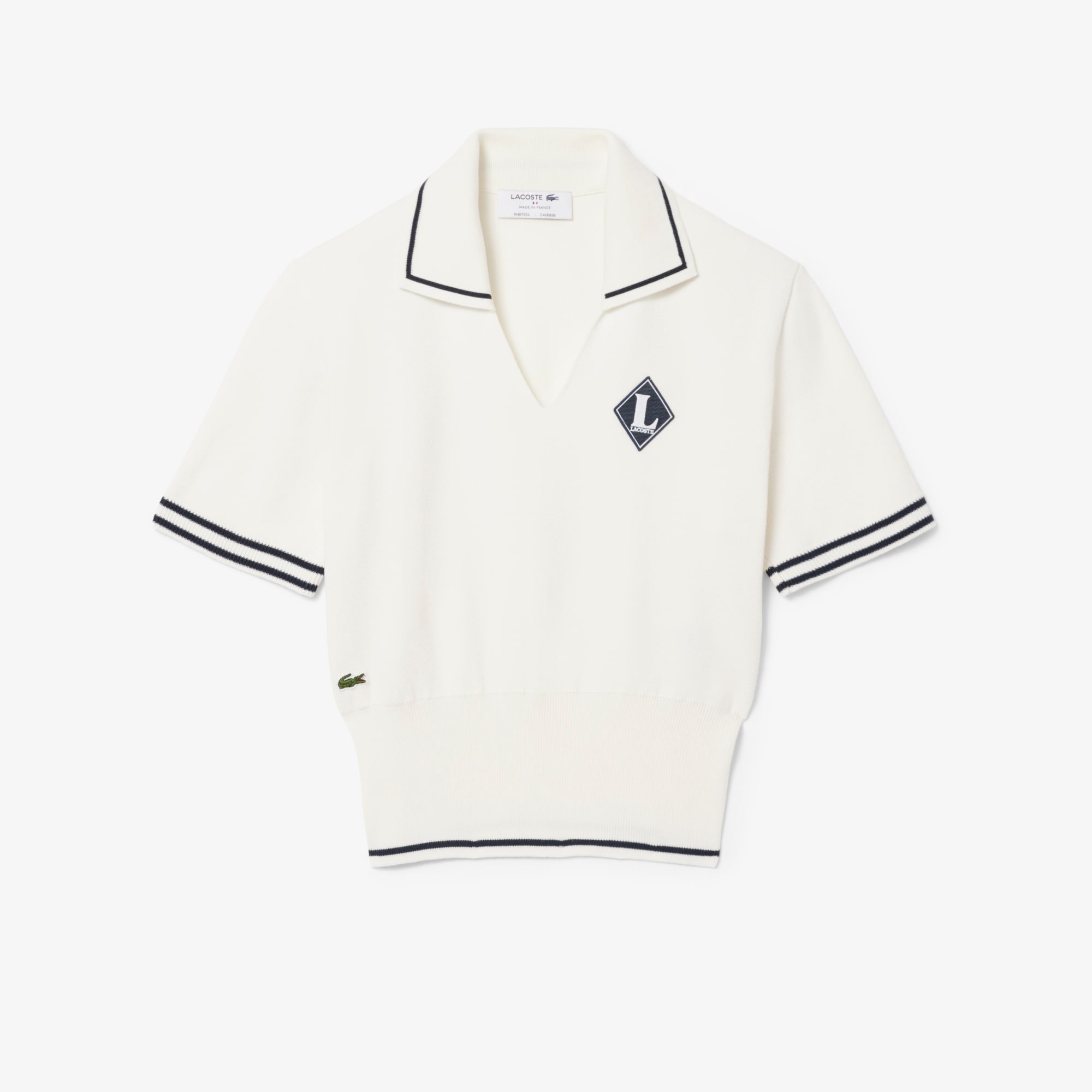 French Made Cotton Polo Shirt image number 3