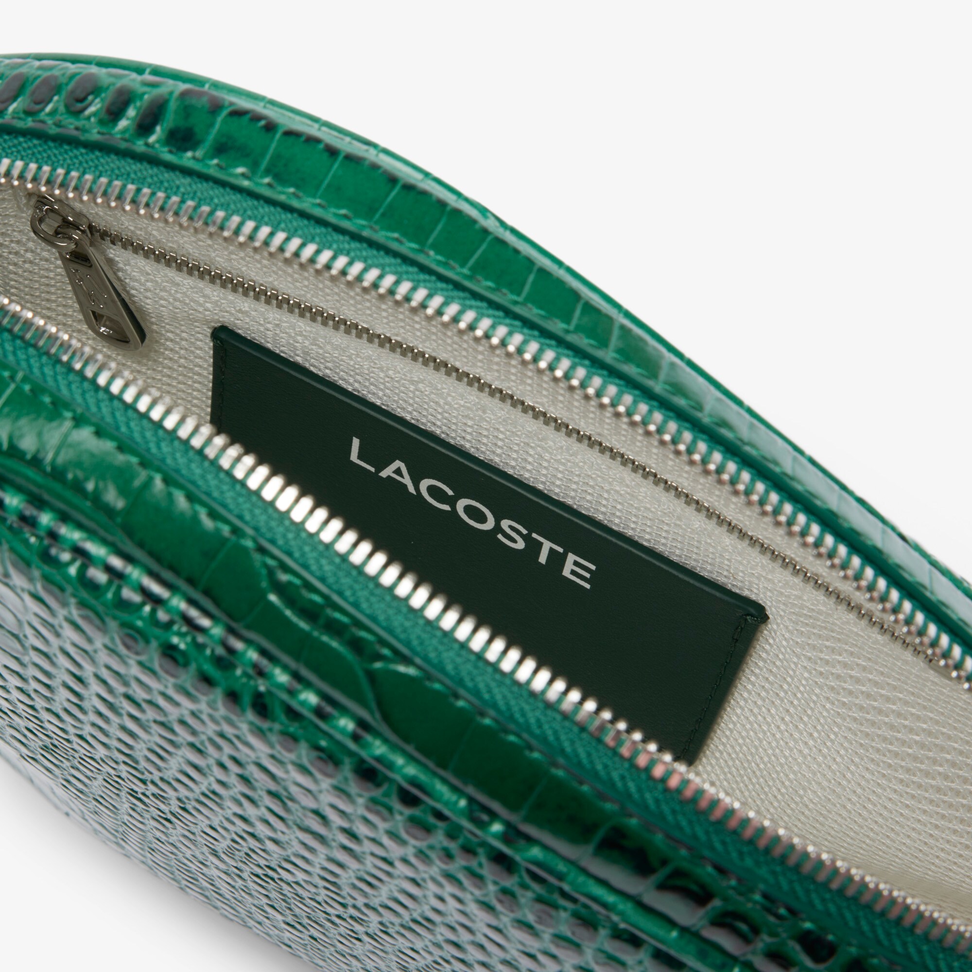 Runway Embossed Leather Hobo Racket Bag image number 3