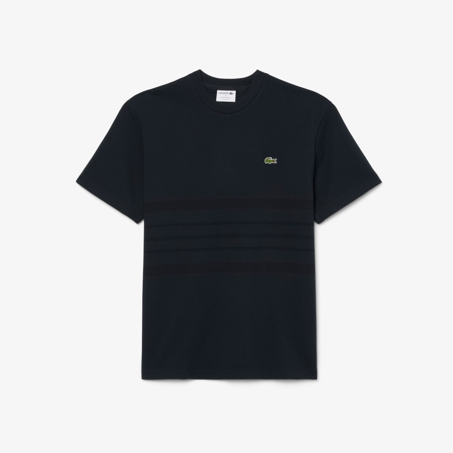 French Made Striped Piqu&eacute; T-shirt image number 3