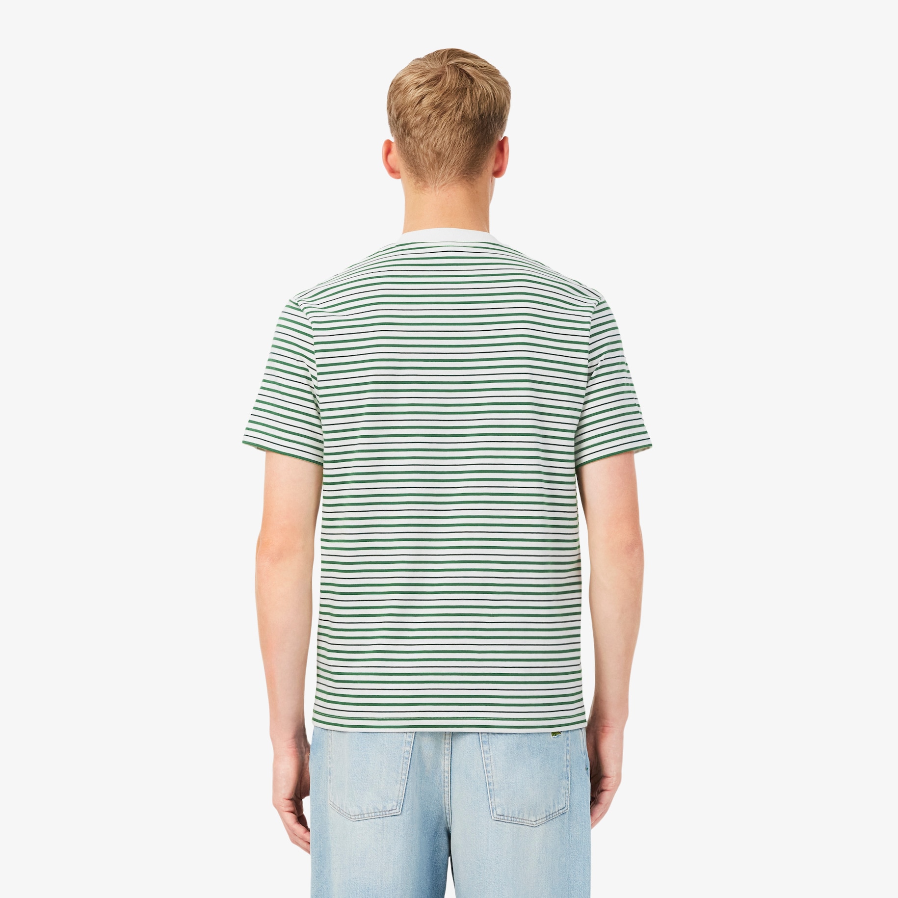 Striped Cotton T-shirt image number 2