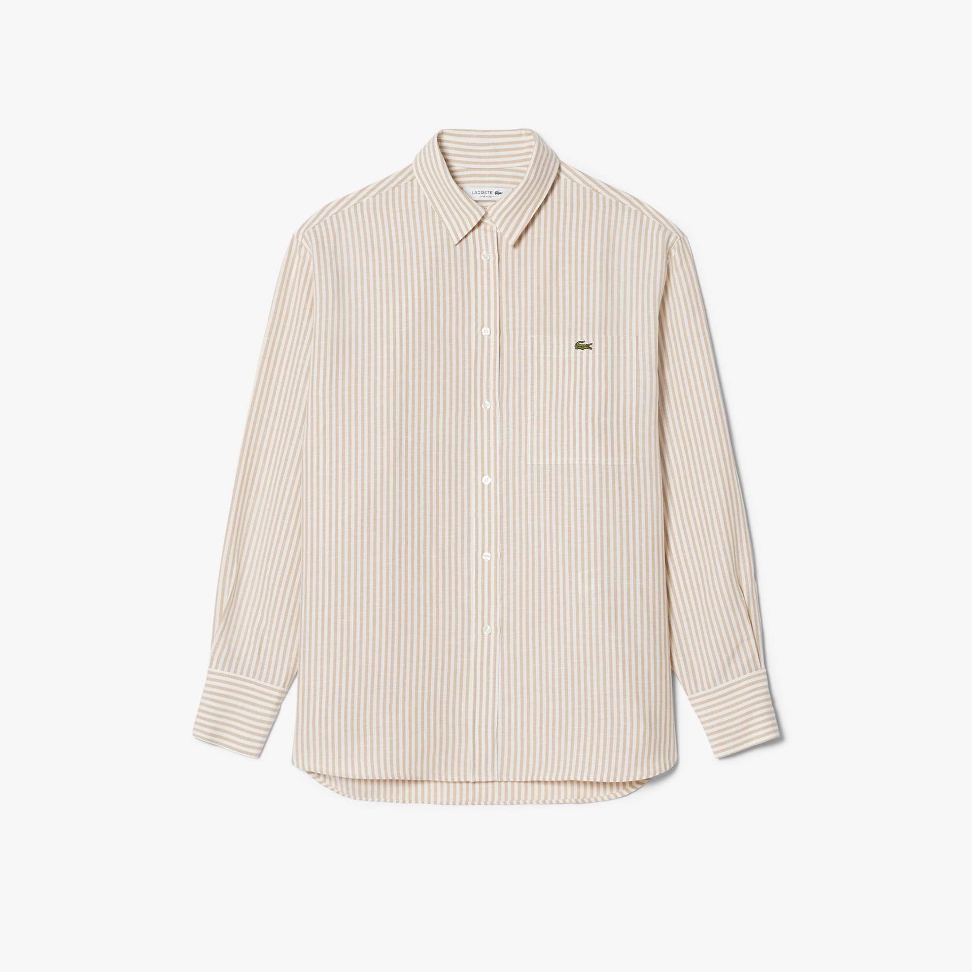 Oversized Linen Blend Shirt image number 3