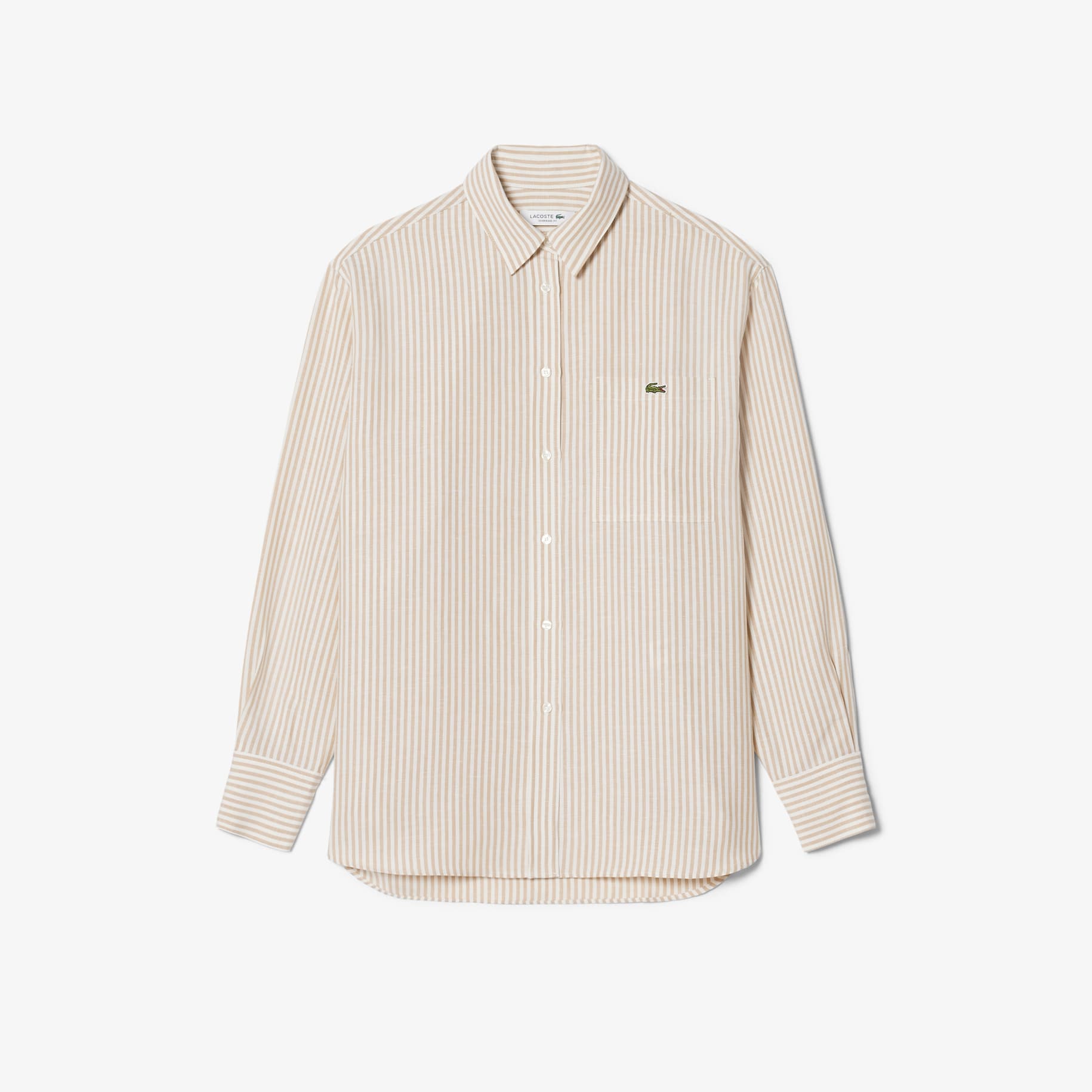 Oversized Linen Blend Shirt image number 3