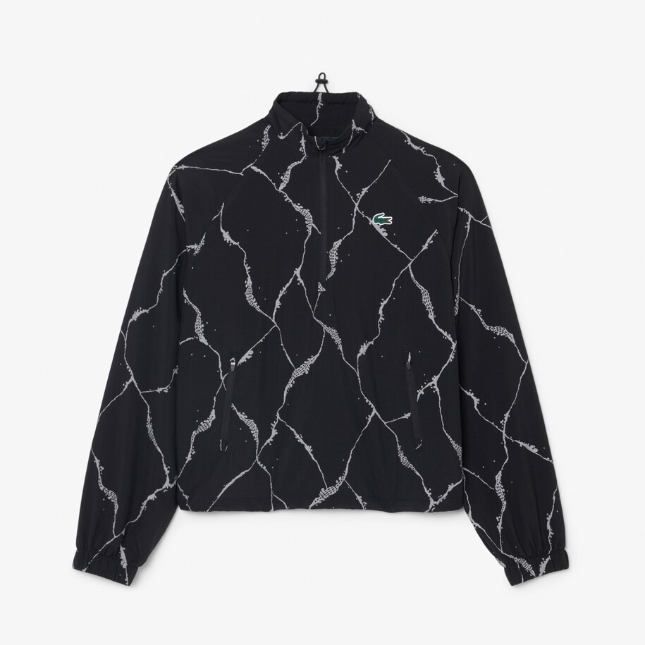 Reflective Crocodile Print Tennis Jacket image number 3