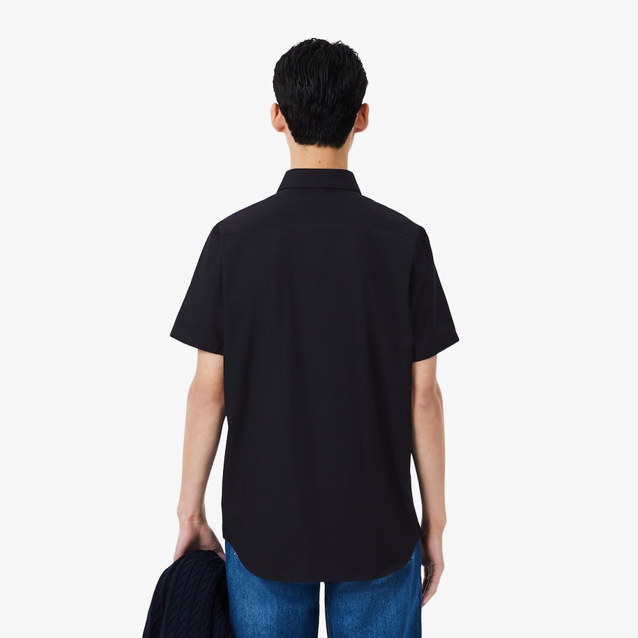 Men's Regular Fit Solid Cotton Shirt image number 2