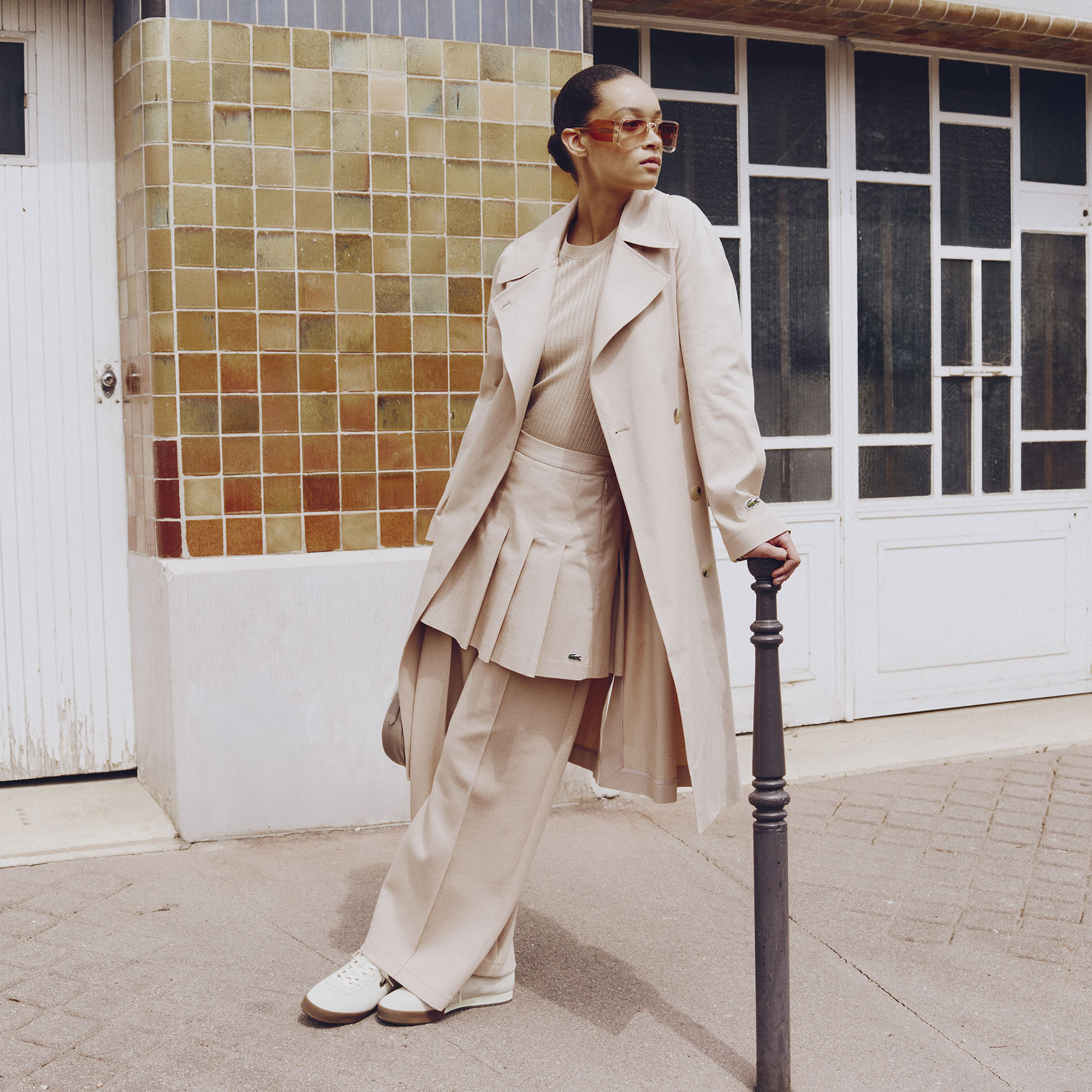 Oversized Water-Repellent Trench Coat image number 7