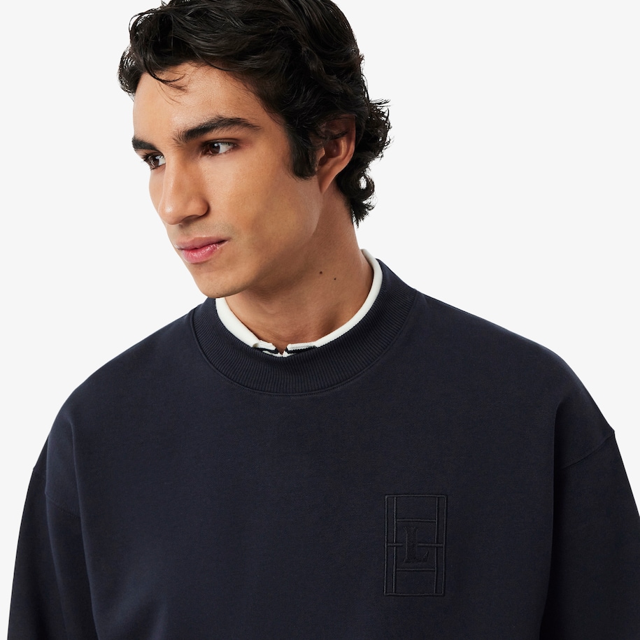 Embroidered Fleece Sweatshirt image number 1