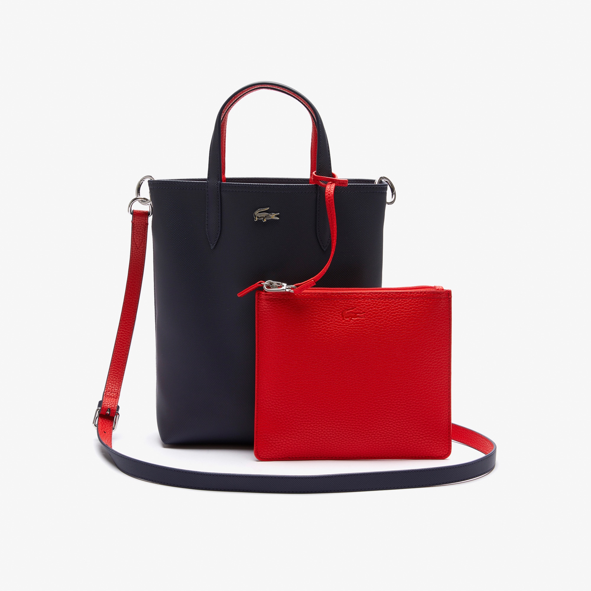 bright red bag