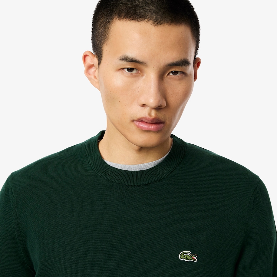 Crew Neck Cotton Sweater image number 1