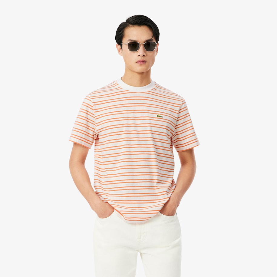 Striped Cotton T-shirt image number 0