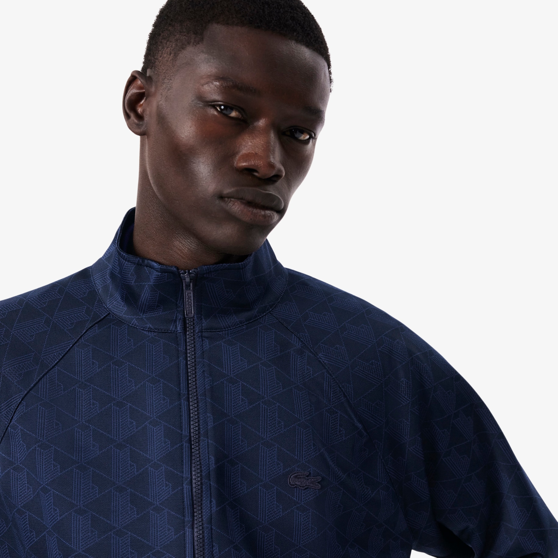 Monogram Jacquard Zipped Jacket image number 1