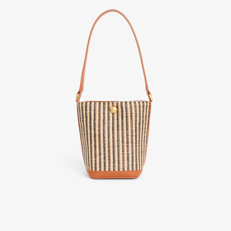 Small Summer Pack Raffia Bucket Bag image number 0
