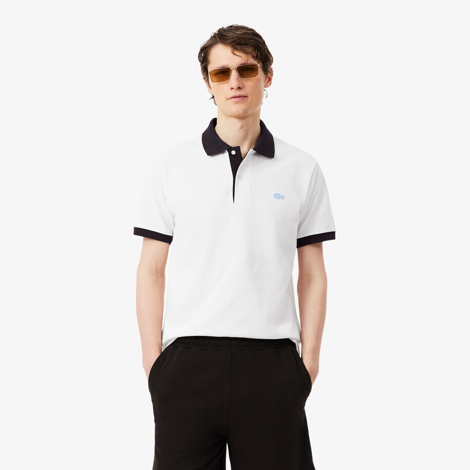 Classic Fit Contrast Rib Polo Shirt image number 0