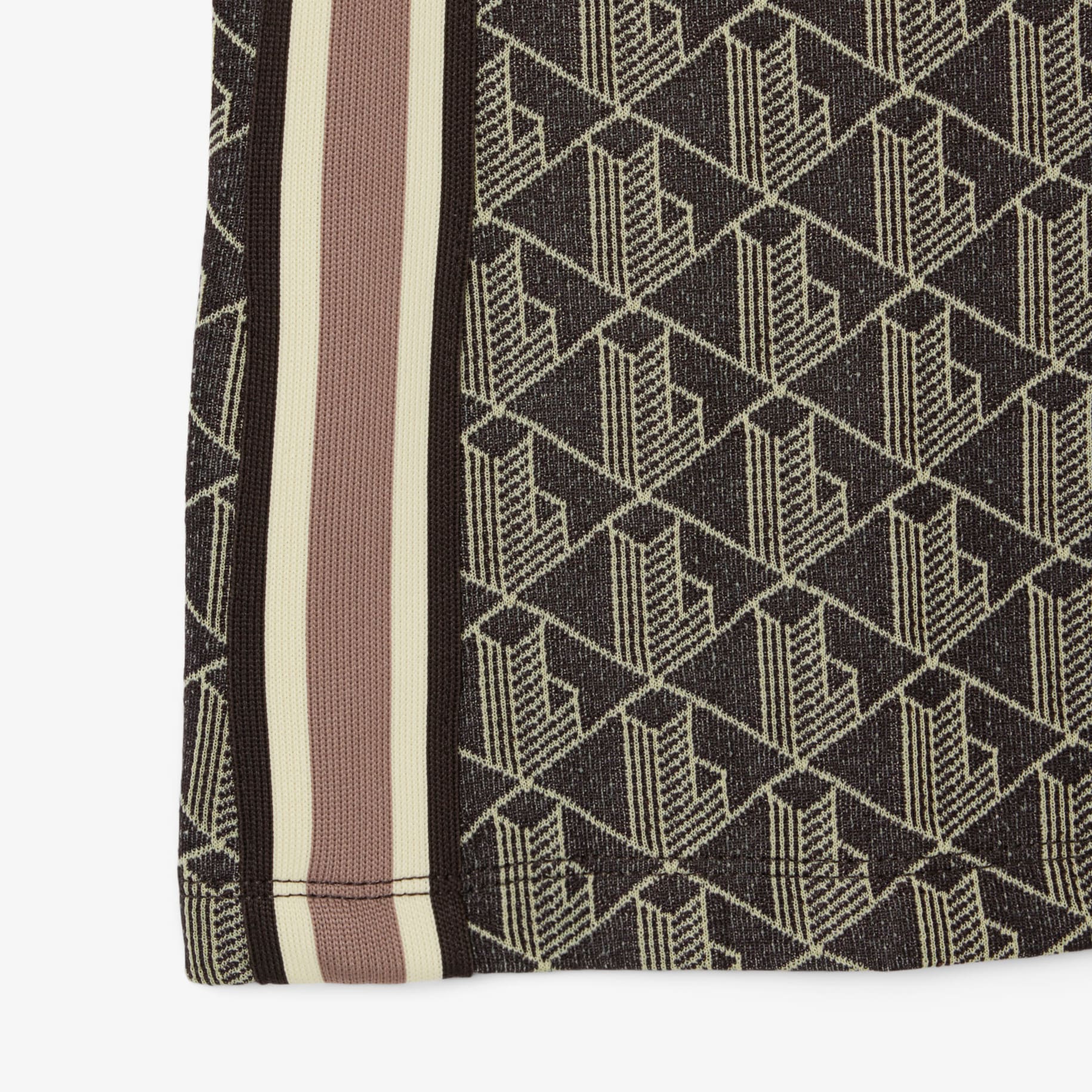 Slim Fit Monogram Jacquard Polo Dress image number 5