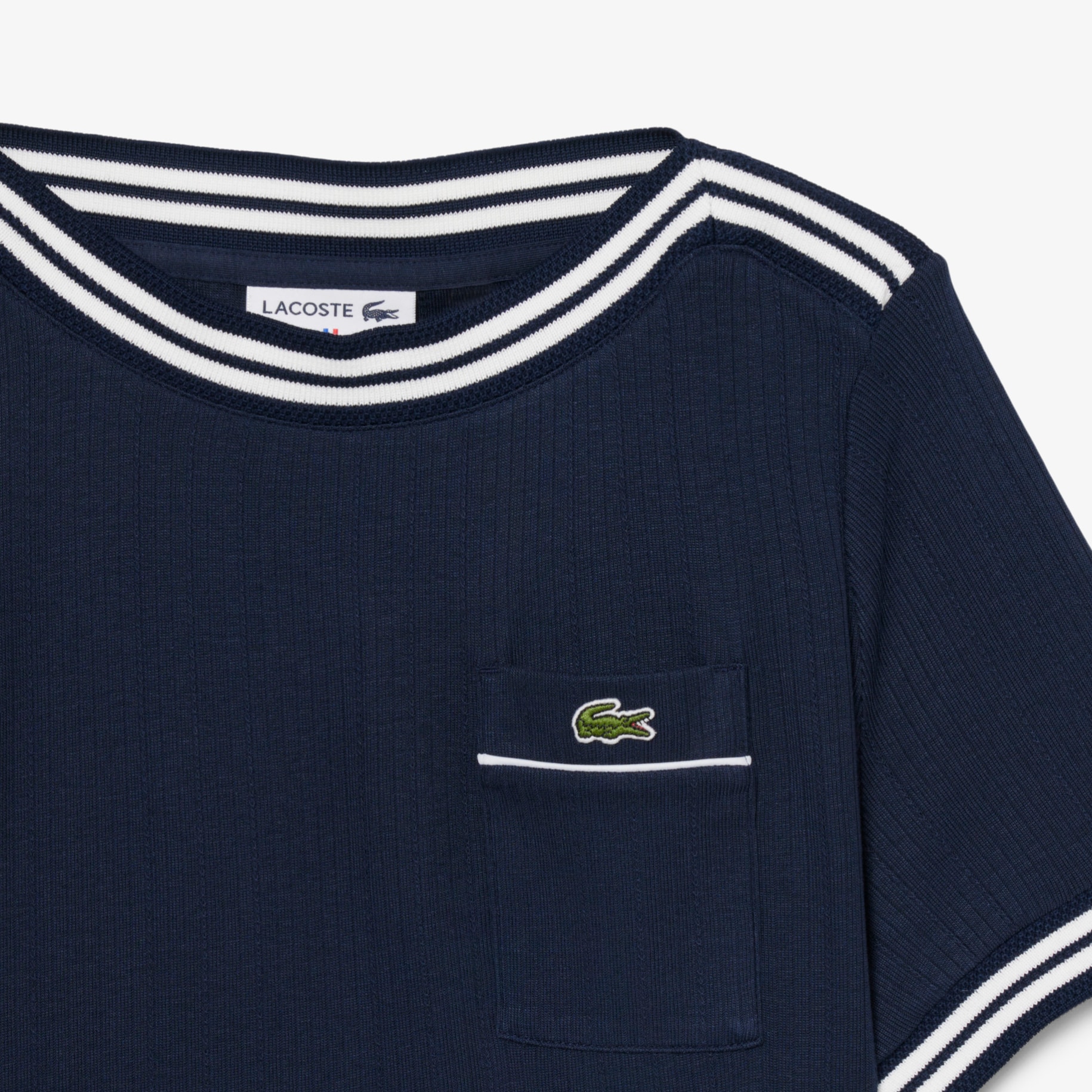 French Made Boat Neck T-shirt image number 4