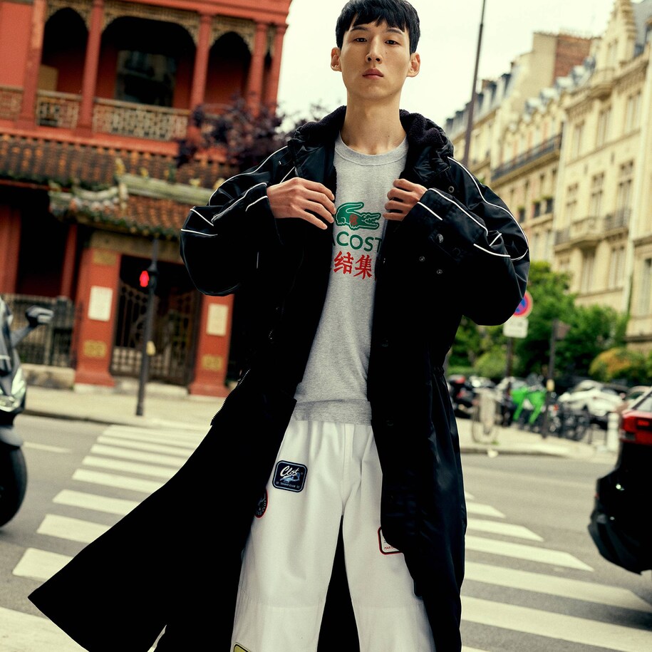 Lacoste x CLOT Reversible Parka image number 10