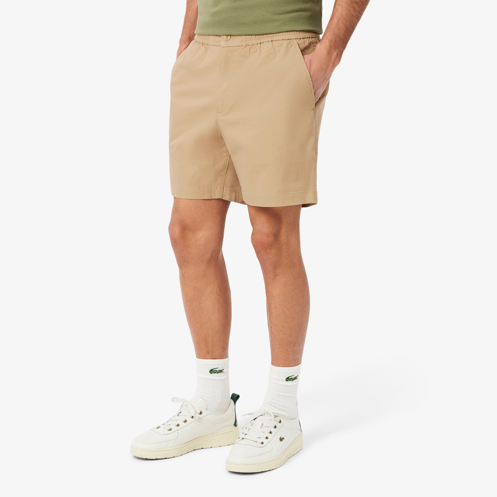 Regular Fit Stretch Cotton Shorts image number 1