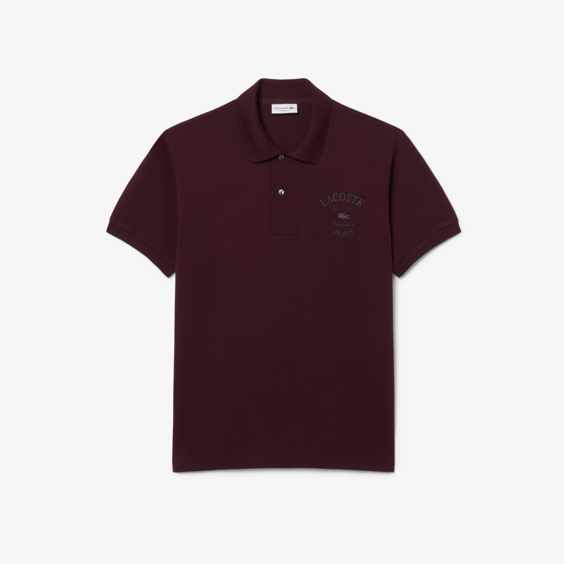 Classic Fit Embroidered Petit Piqu&eacute; Polo Shirt image number 3