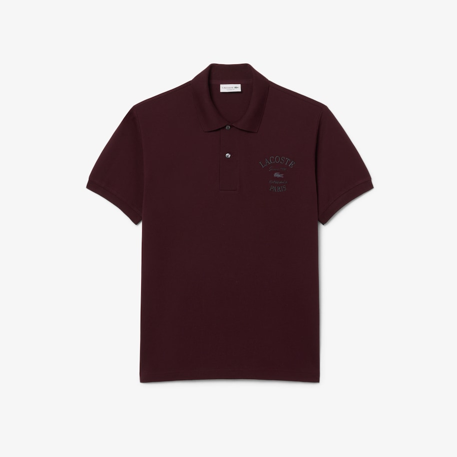 Classic Fit Embroidered Petit Piqu&eacute; Polo Shirt image number 3