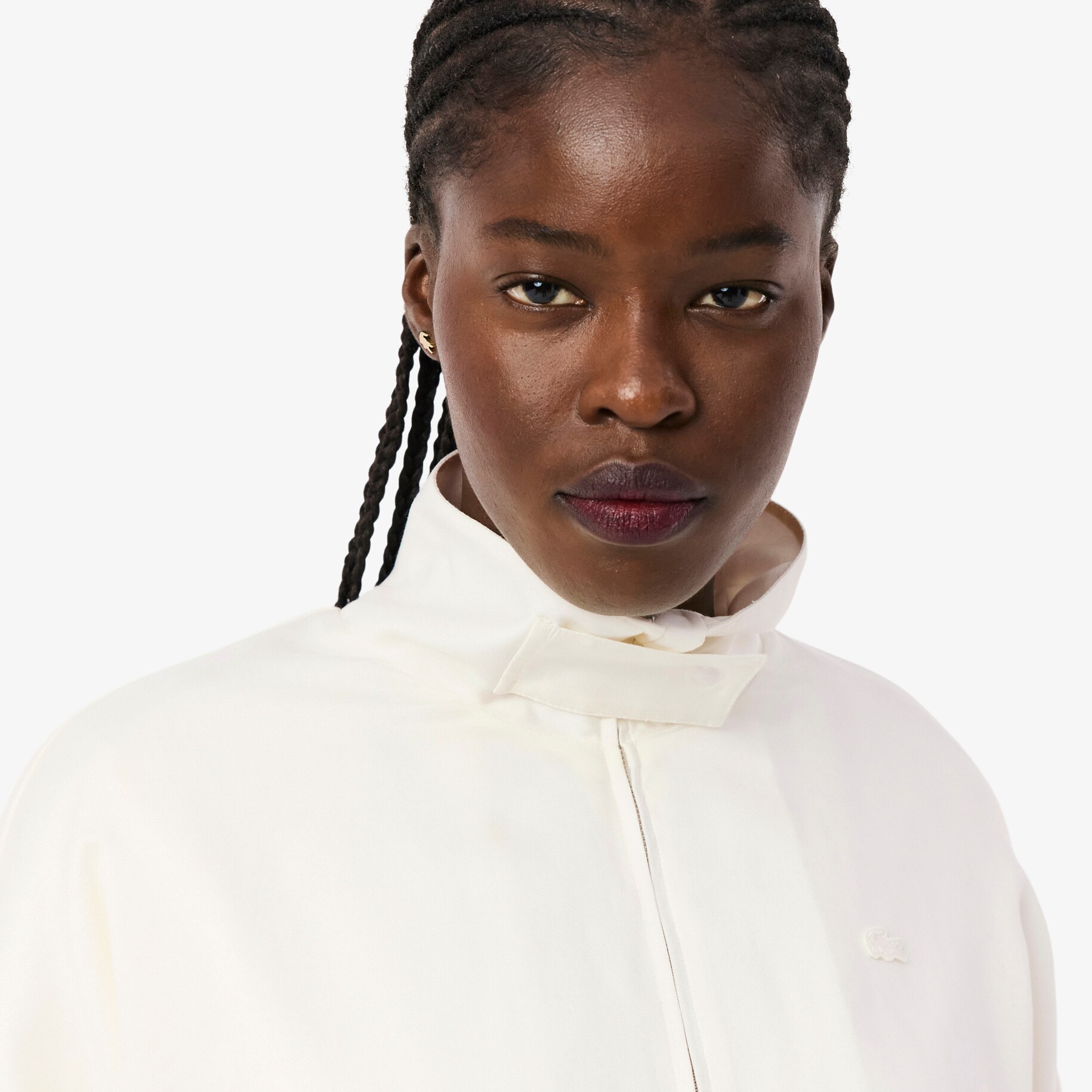 Oversized Linen Blend Track Jacket image number 1