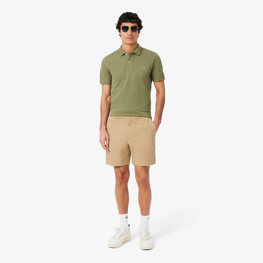 Regular Fit Stretch Cotton Shorts image number 0