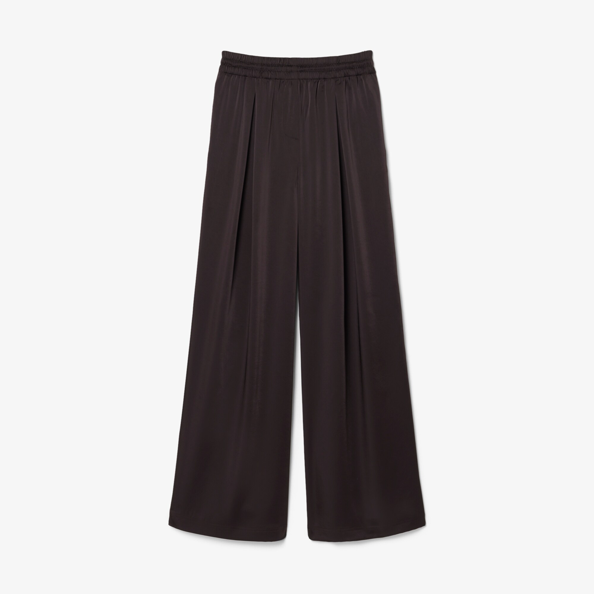Oversized Elasticated Satin Pants image number 3