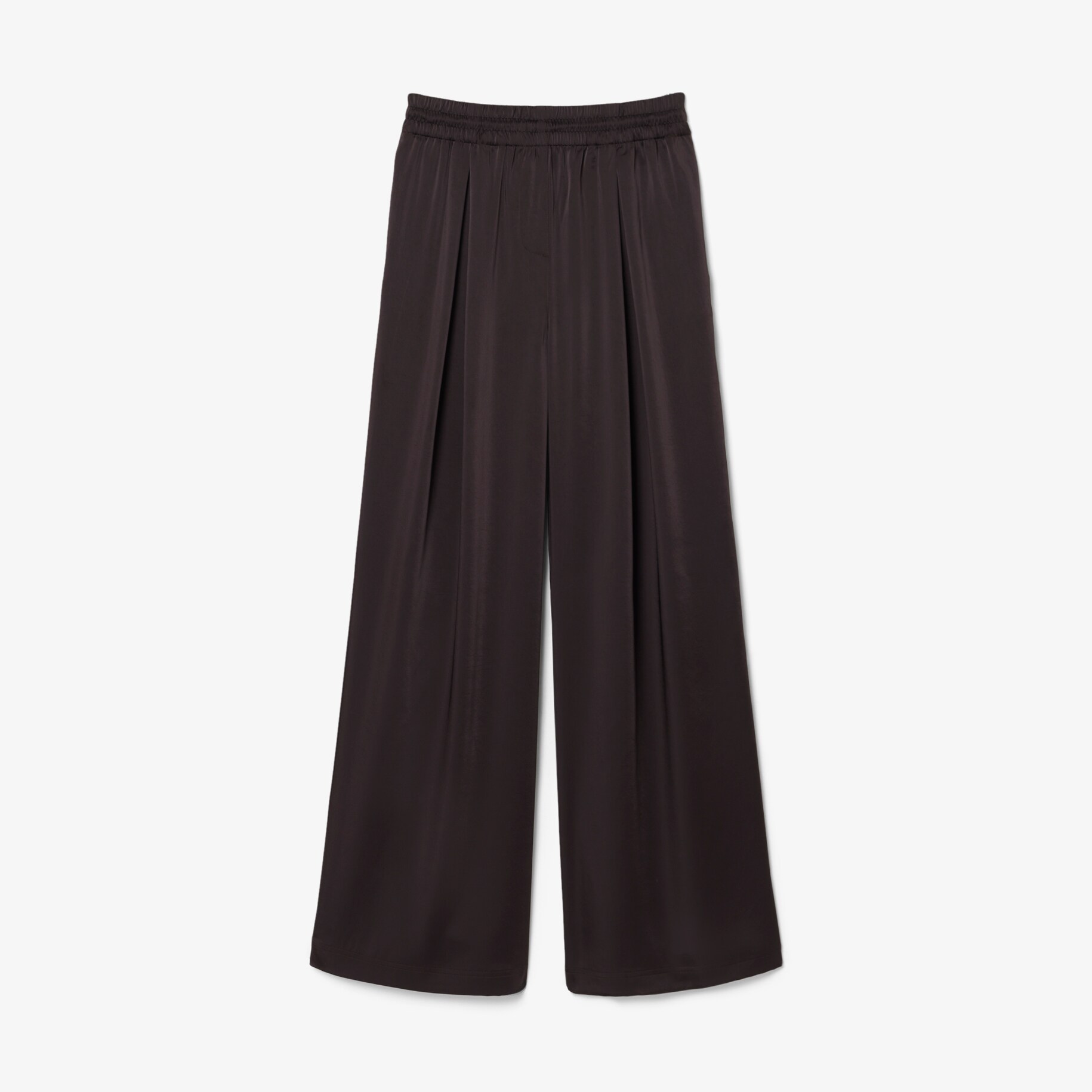 Oversized Elasticated Satin Pants image number 3
