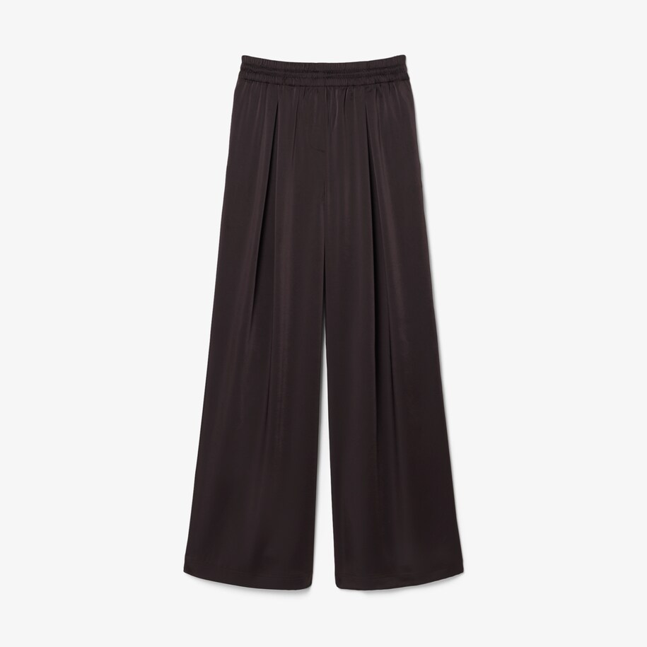 Oversized Elasticated Satin Pants image number 3