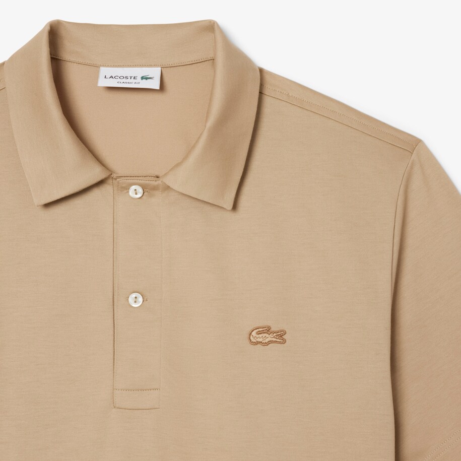 Paris Classic Fit Open Neck Embroidered Polo Shirt image number 4