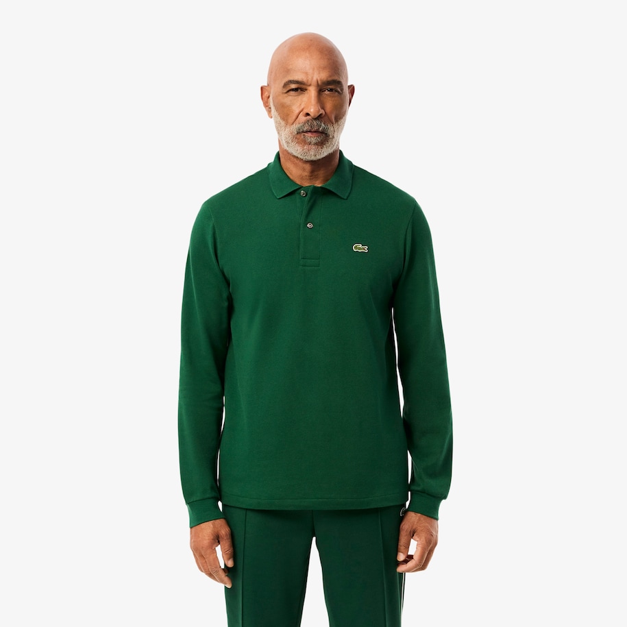 Original L.12.12 Long Sleeve Cotton Polo Shirt image number 0