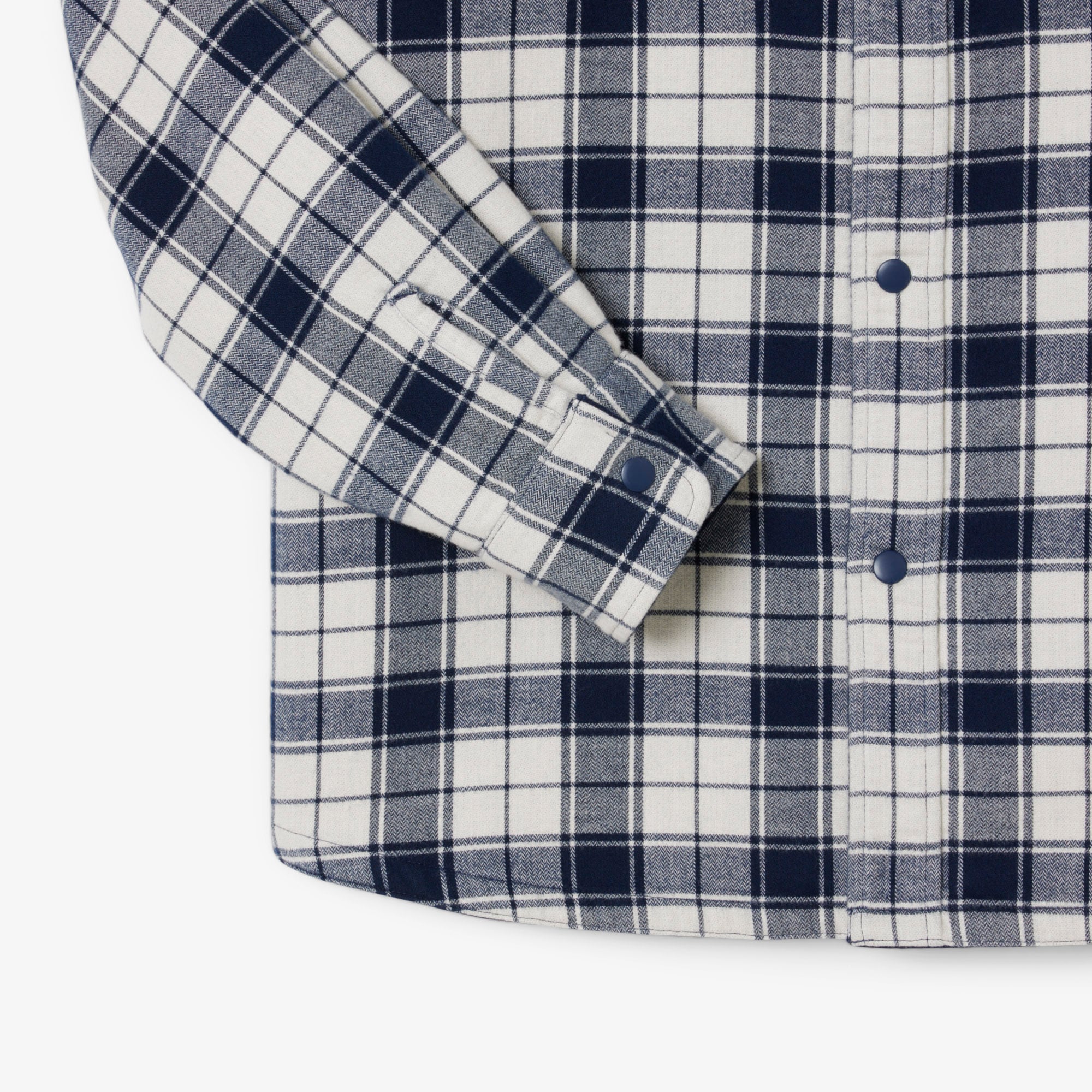 Oversized Plaid Flannel Overshirt image number 5