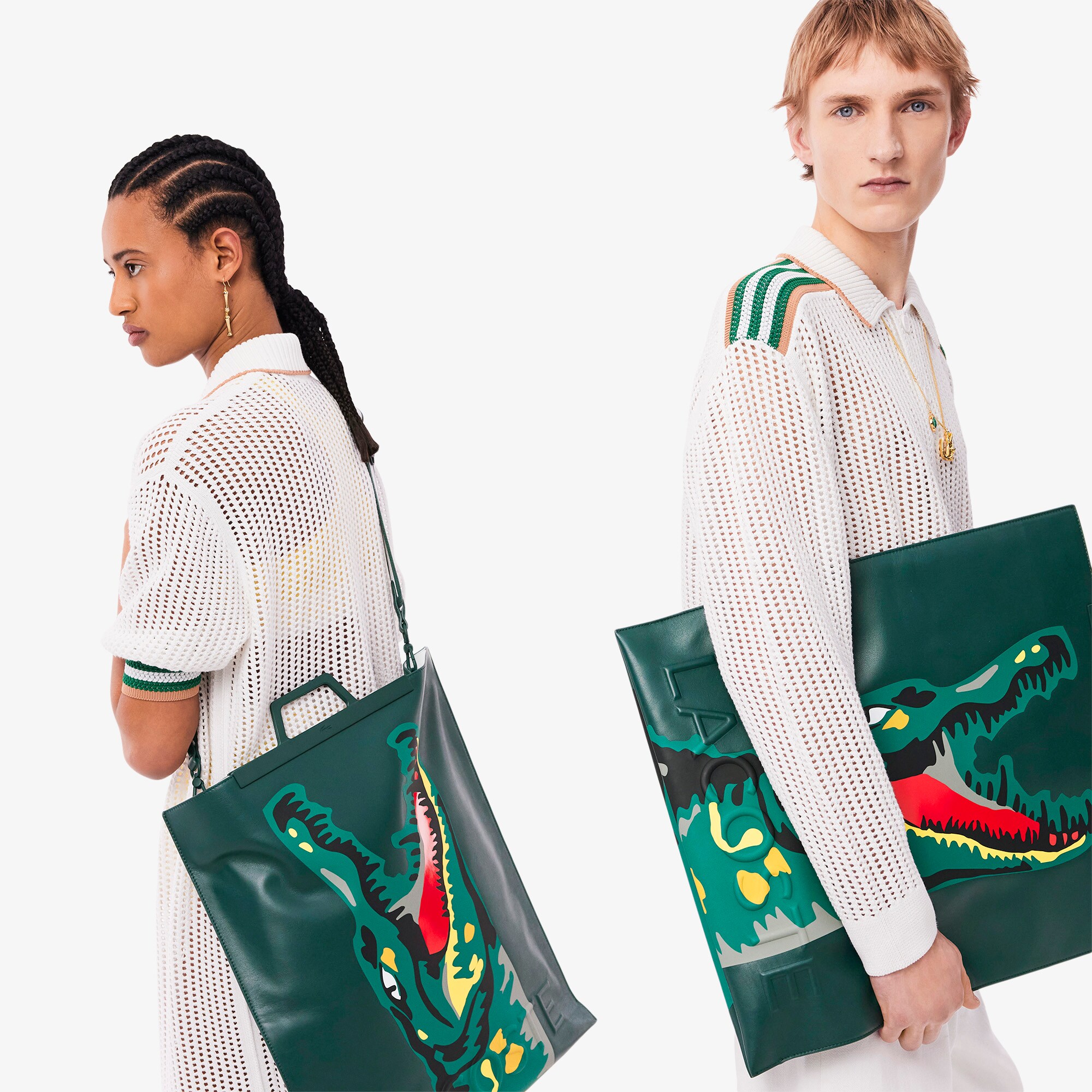 Runway Croc Print Tote image number 7